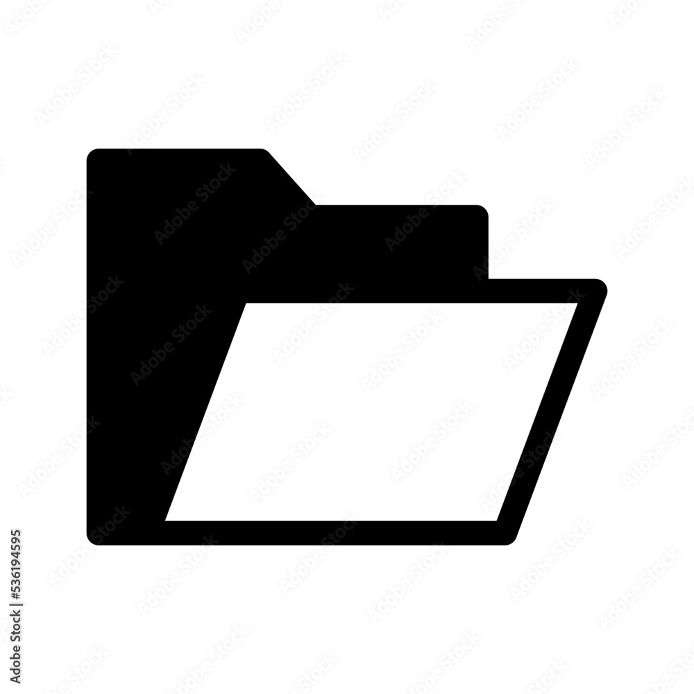 Folder Icon Vector Symbol Design Illustration Folder Icon Vector Symbol Design Illustration