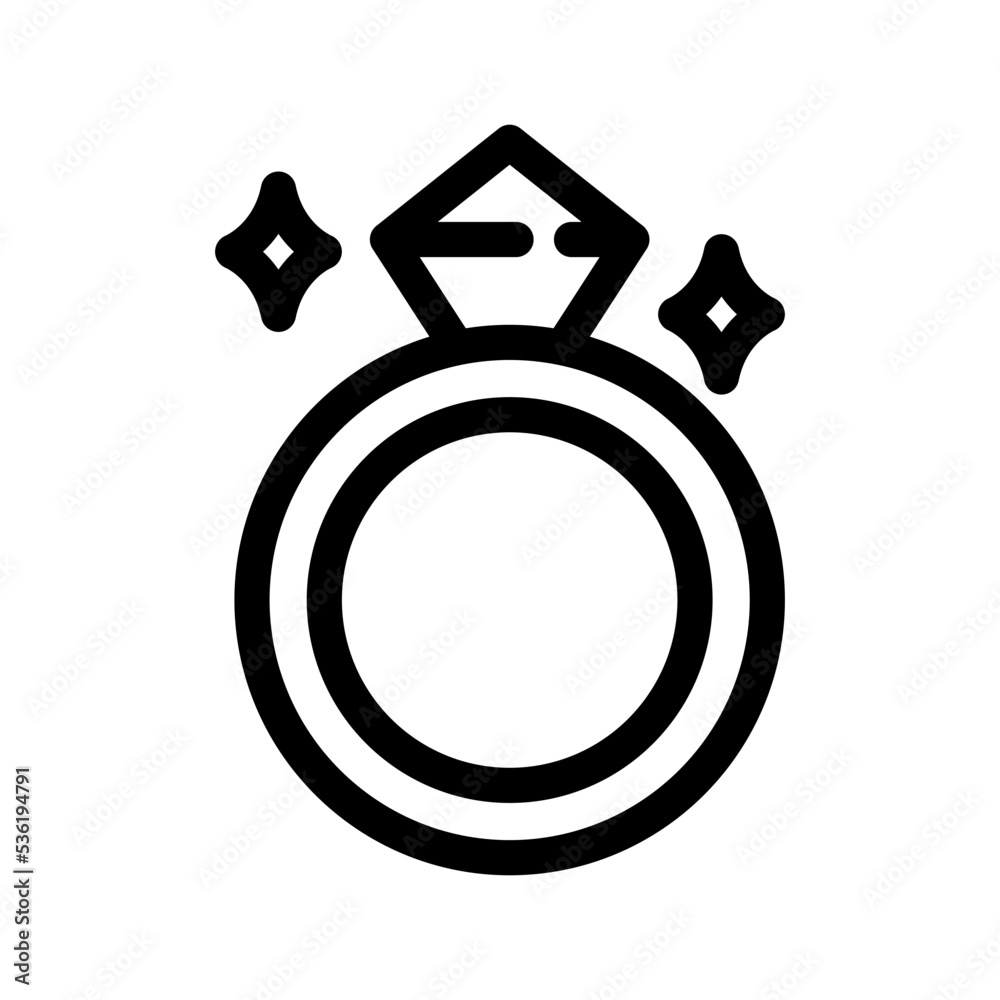 Ring Icon Vector Symbol Design Illustration Ring Icon Vector Symbol Design Illustration