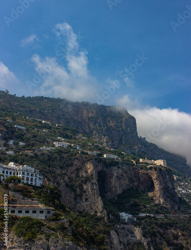 Mountaintop Town Amalfi Italy