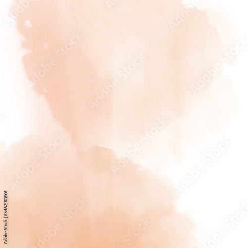 abstract coral pink watercolor splashes