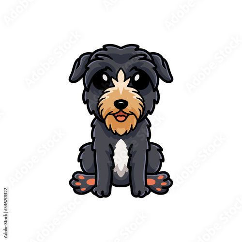 Cute deer hound dog cartoon sitting