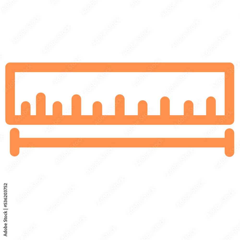 measurement line icon measurement line icon
