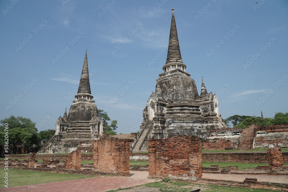thailand, old city, ancient buildings