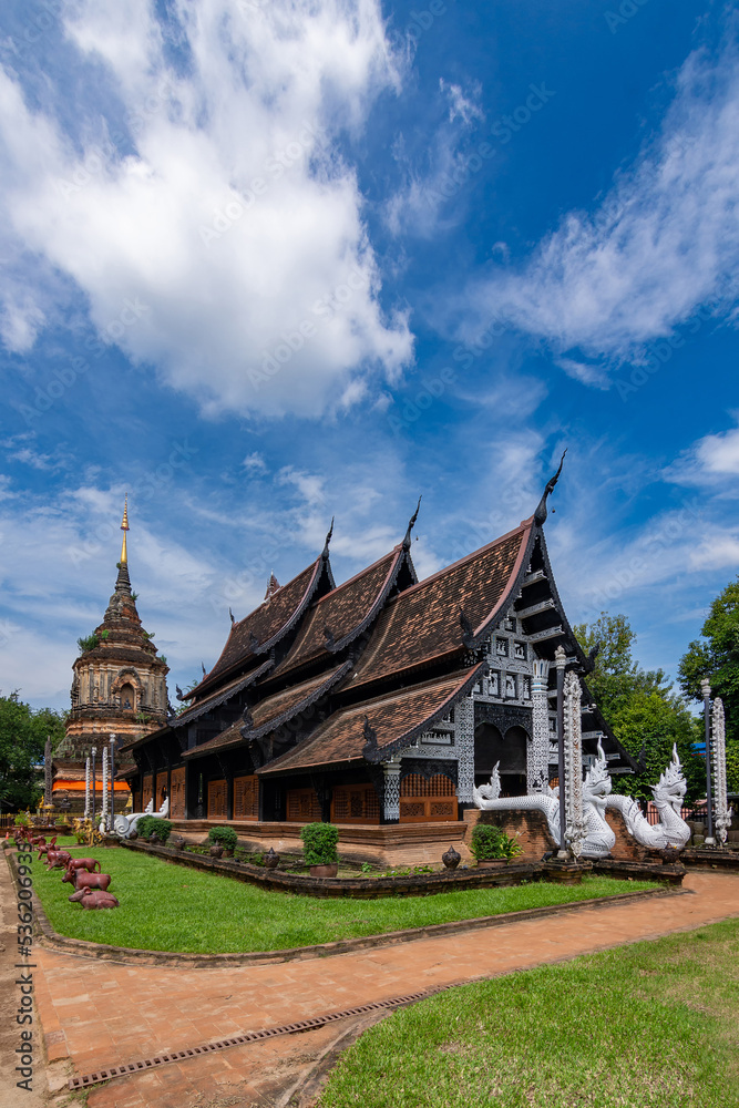 Naklejka premium Lokmolee Temple is a Buddhist in Chiang Mai, Thailand.