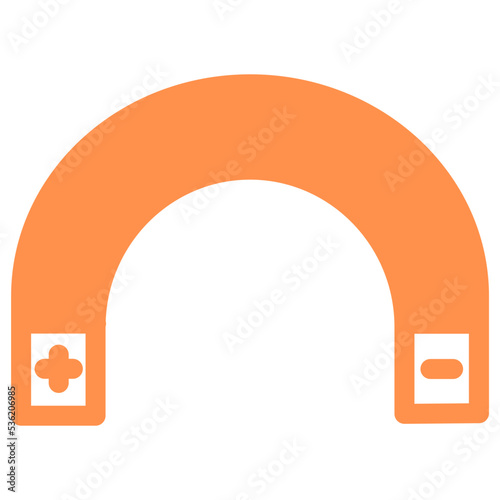 magnet attract magnetic physics science icon