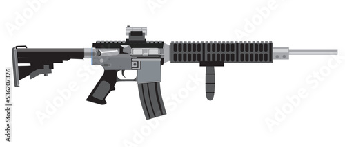 civilian Semi Automatic Rifle -Vector zimage