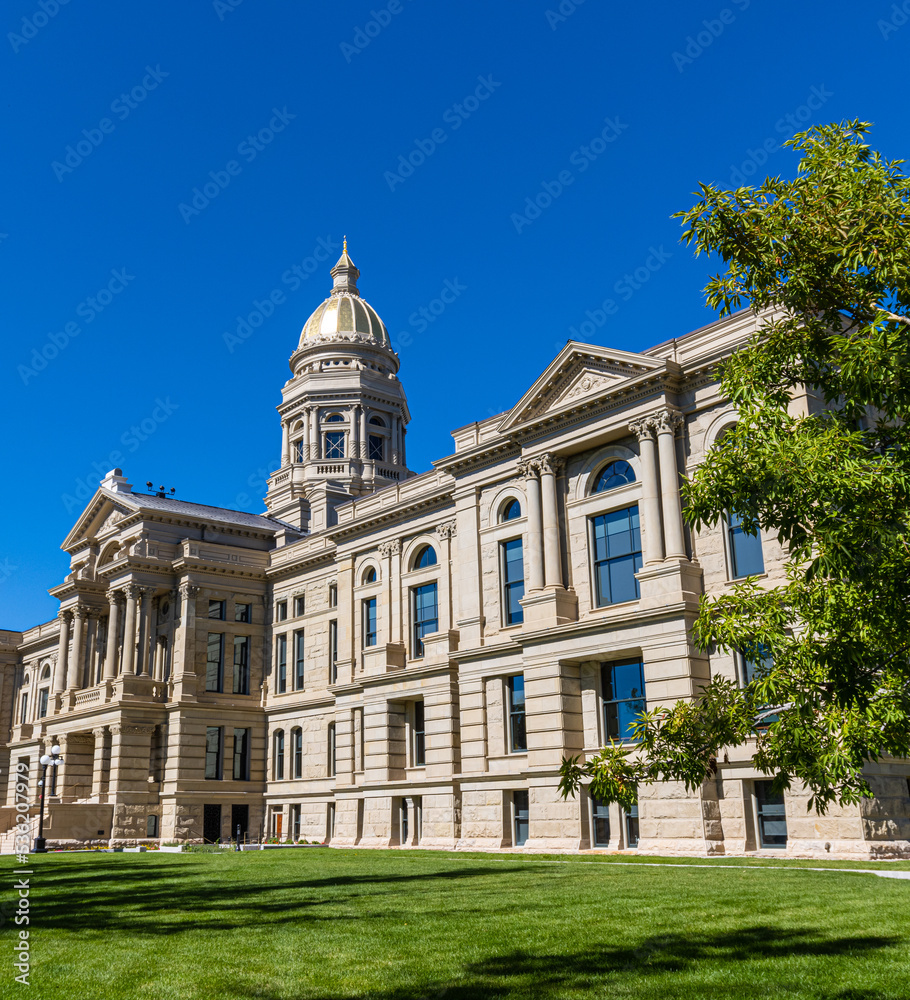 The Wyoming State Capitol Building, Cheyenne, Wyoming, USA
