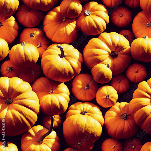 Halloween Pumpkin Pattern   Tiled   Repeatable   Tessellation Background Image