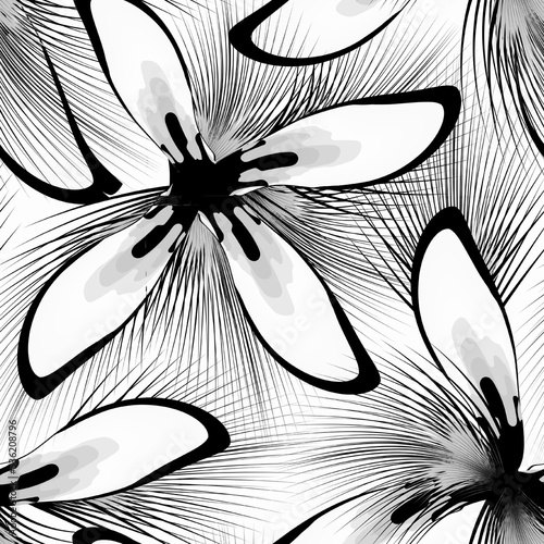 vintage abstract tropical foliage seamless pattern on white background. summer background. fashionable prints texture. natural wallpaper. tropical background. plants leaves. foliage pattern. spring