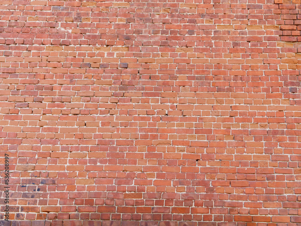 Fototapeta premium old red brick wall texture background.
