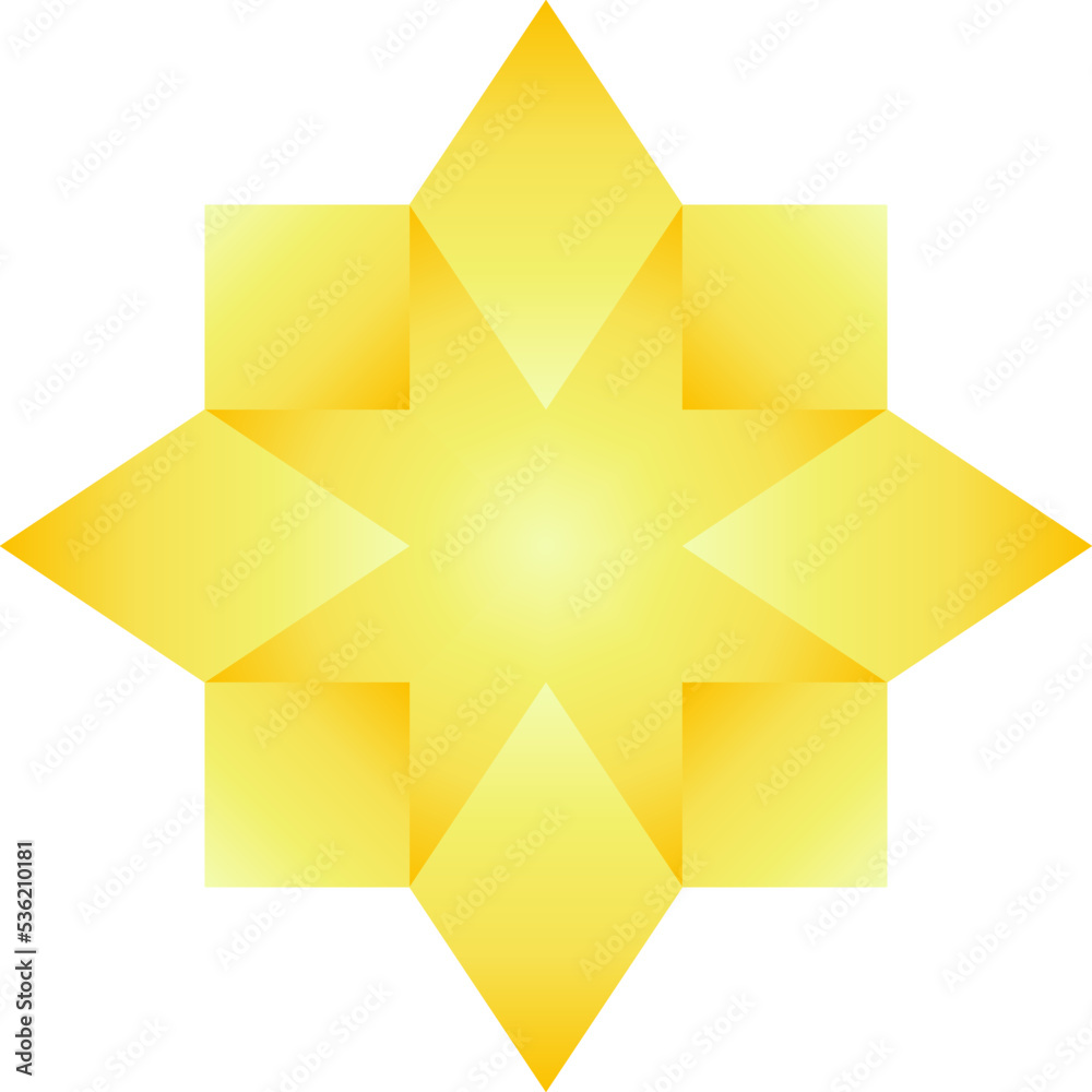 golden-square-and-plus-logo-isolated-vector-illustration-gold-square