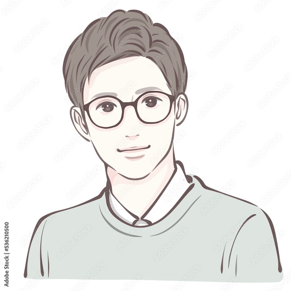 男性のイラスト素材 男性のイラスト素材
