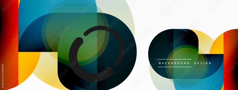 Creative geometric wallpaper. Minimal circle triangle and square line abstract background. Vector illustration for wallpaper banner background or landing page Creative geometric wallpaper. Minimal circle triangle and square line abstract background. Vector illustration for wallpaper banner background or landing page