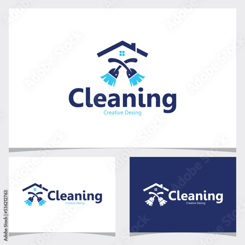 Cleaning logo icon vector isolated