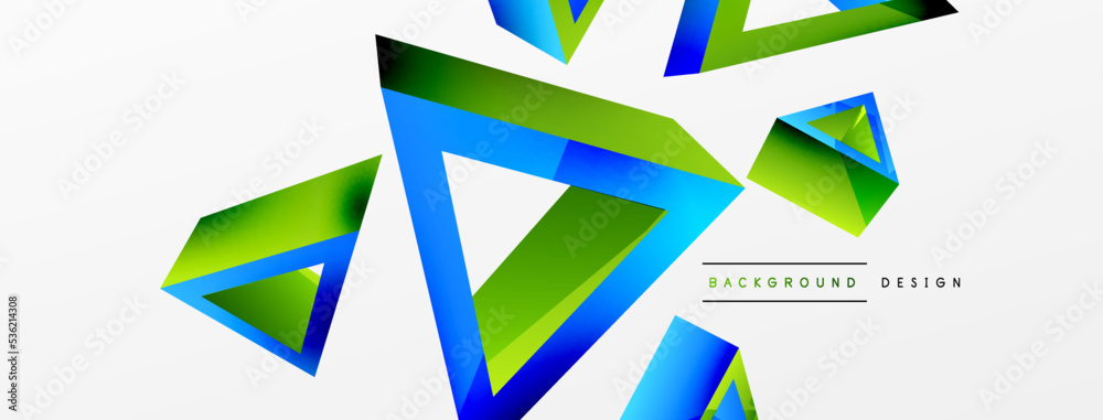 3d triangle abstract background. Basic shape technology or business concept composition. Trendy techno business template for wallpaper, banner, background or landing 3d triangle abstract background. Basic shape technology or business concept composition. Trendy techno business template for wallpaper, banner, background or landing