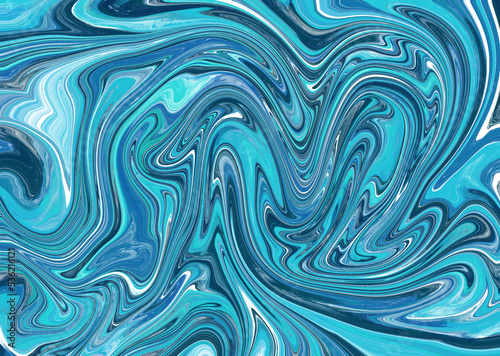 abstract blue with waves color background.