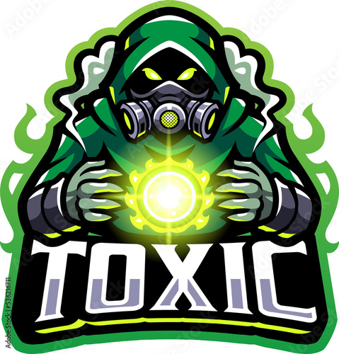 Toxic gas esport mascot photo