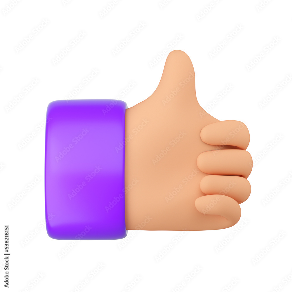Human hand thumb up symbol with fingers gesture. Like, success, good feedback or agreement concept. Realistic 3d high quality render isolated Human hand thumb up symbol with fingers gesture. Like, success, good feedback or agreement concept. Realistic 3d high quality render isolated