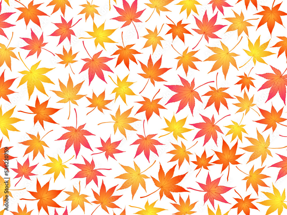 もみじの背景④一面_赤系 もみじの背景④一面_赤系