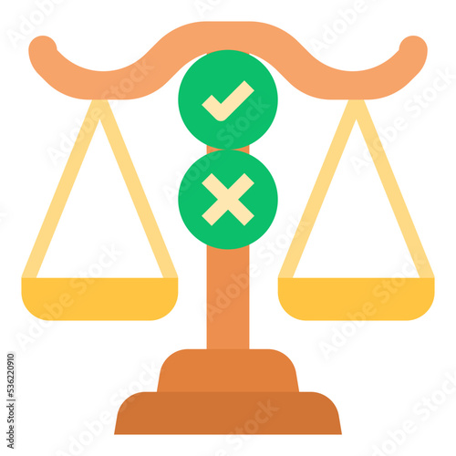 ethics justice icon
