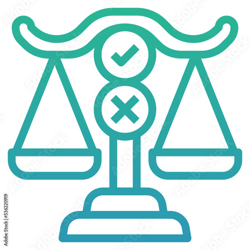 ethics justice icon
