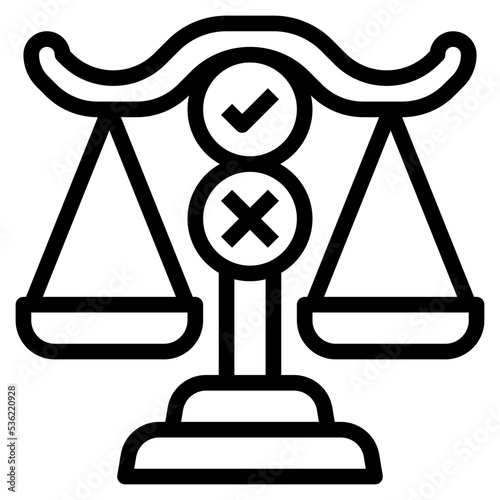 ethics justice icon