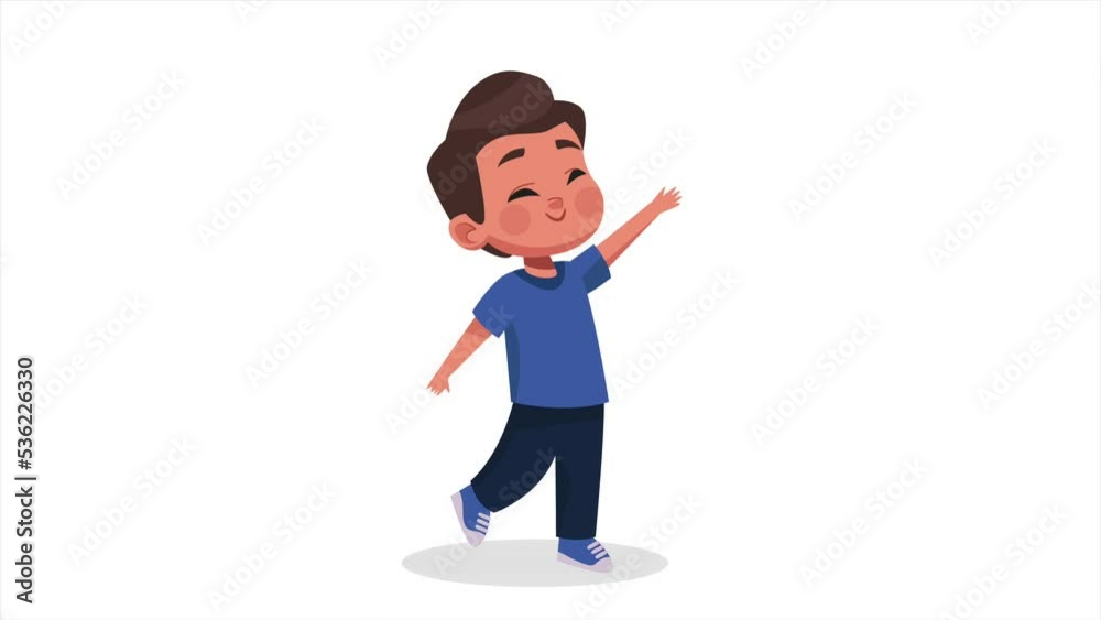 little boy kid character animation