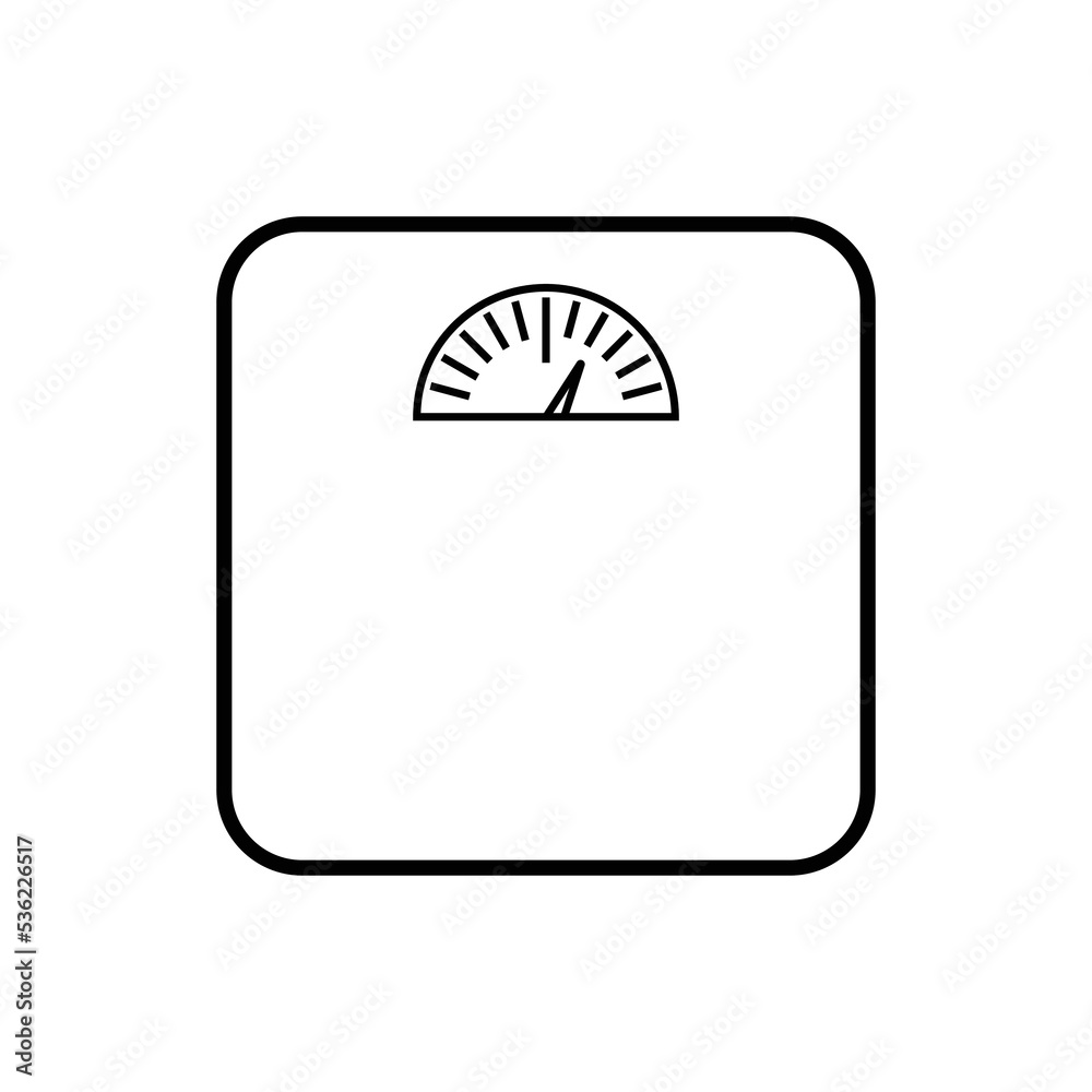 weight body scale icon vector weight body scale icon vector