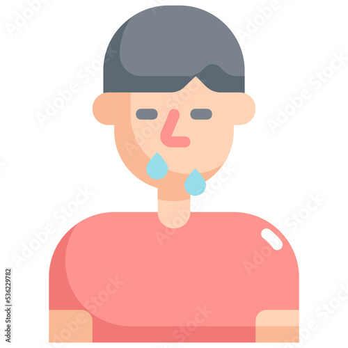 runny nose  icon
