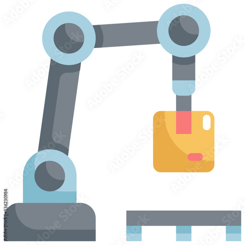 manufacturing robot icon