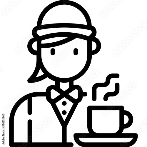 waitress icon
