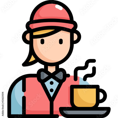 waitress icon
