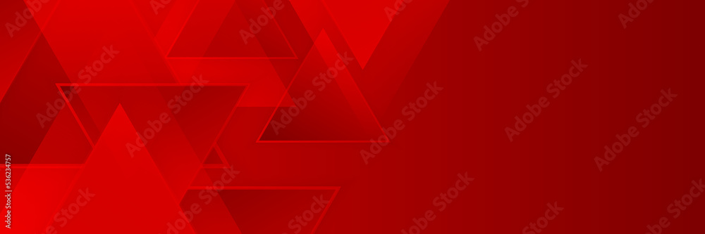 Fototapeta premium Abstract red banner background. Vector abstract graphic design banner pattern presentation background web template.