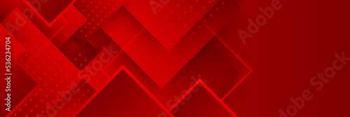 Abstract red banner background. Vector abstract graphic design banner pattern presentation background web template.