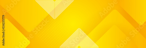 Modern orange yellow abstract background banner. Illustration vector technology background, for design brochure, website, flyer. Geometric shapes wallpaper for poster, certificate, landing page