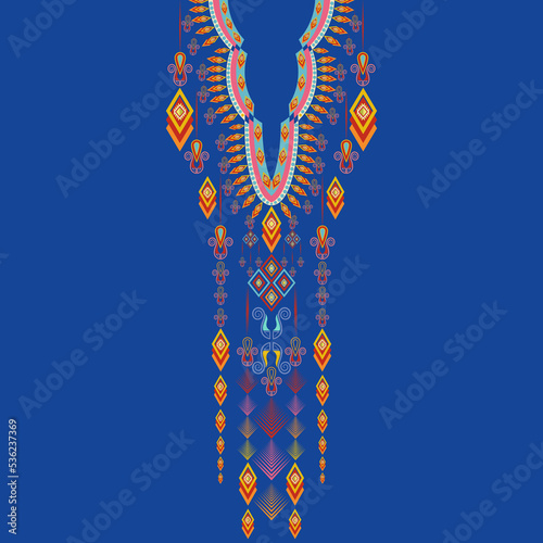 Geometric neckline vector, geometric neckline, pastel neck craft, bohemian neckline, ikat collar style, tribal collar style, boho style, geometric collar , neckline fabric pattern