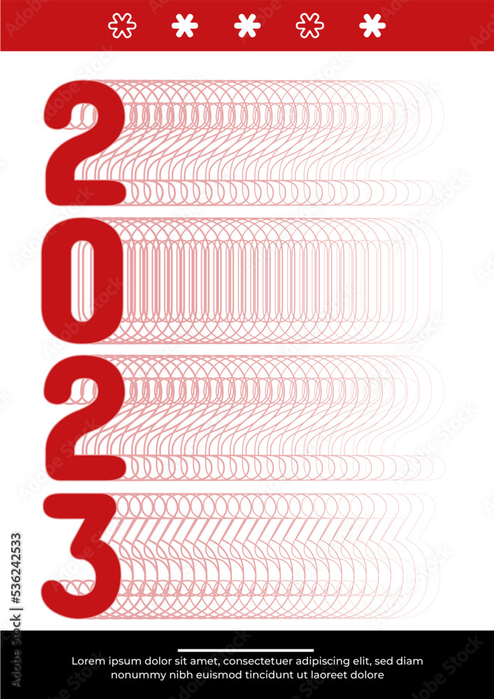 2023 new year modern design template 2023 new year modern design template