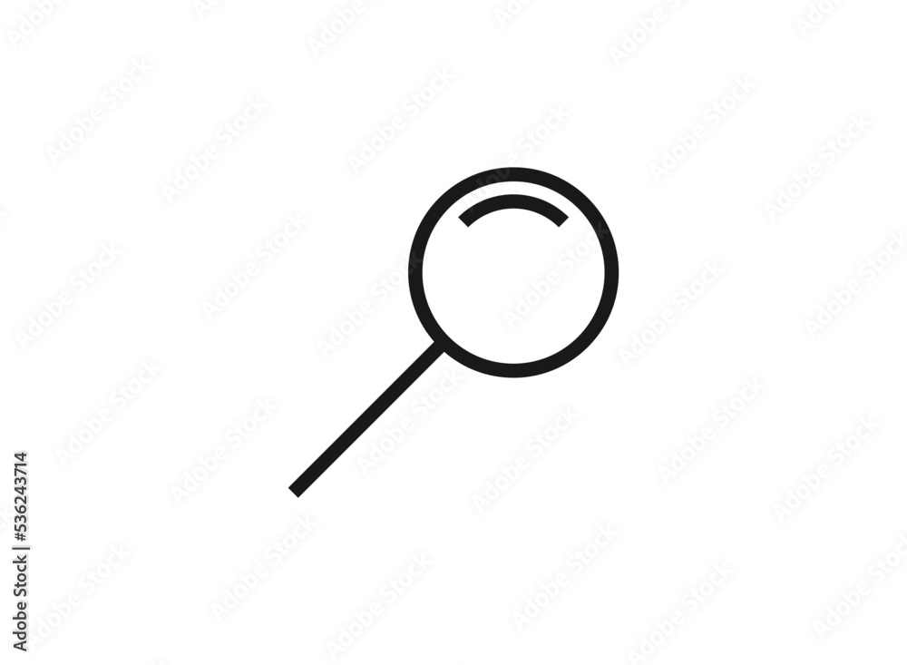 Search scan icon vector graphic illustration. Search scan icon vector graphic illustration.