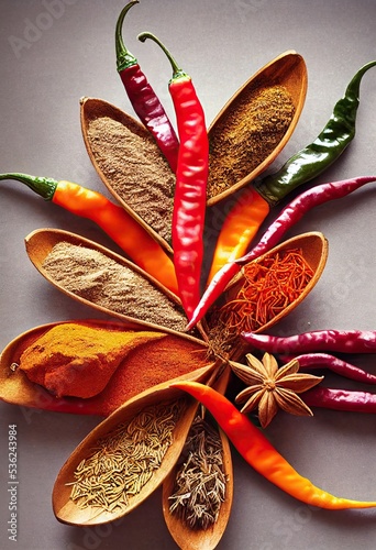 Spicy background