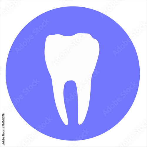 art illustration icon symbol icon of vector tooth