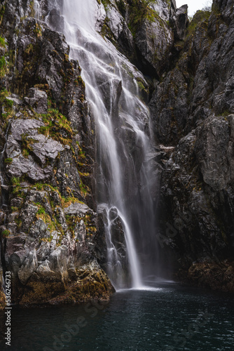 Waterfall in Kenai Fjord