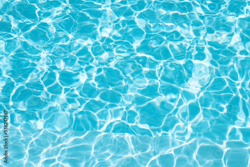 Water ripple in swimming pool abstract light blue and white seamless patterns background