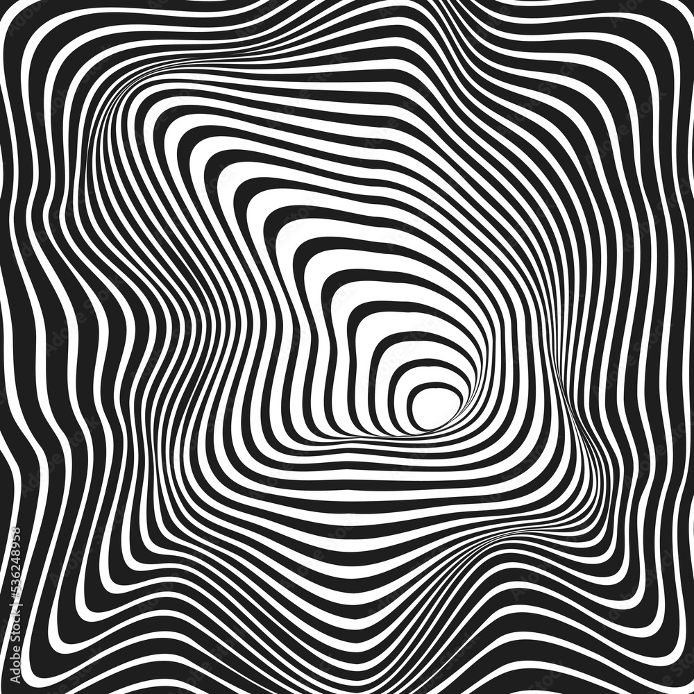 Psychedelic optical illusion background Psychedelic optical illusion background
