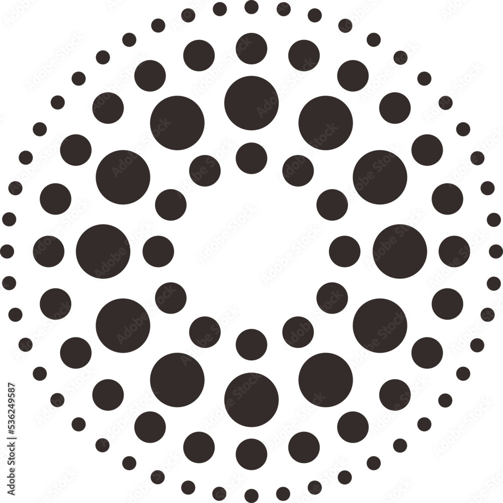 Minimalist dotted shape geometric design vector element Minimalist dotted shape geometric design vector element