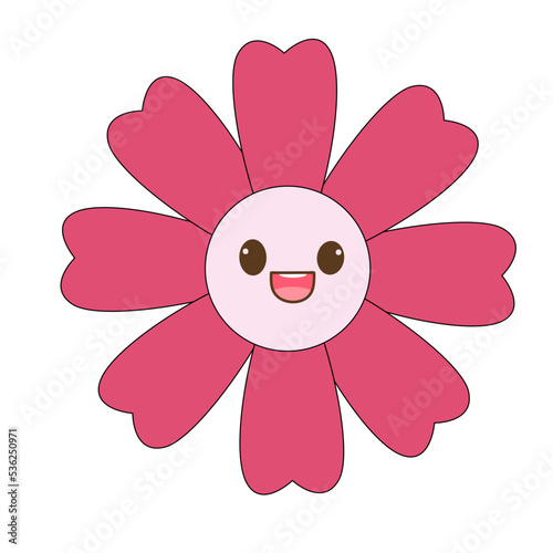 Groovy Flower Character