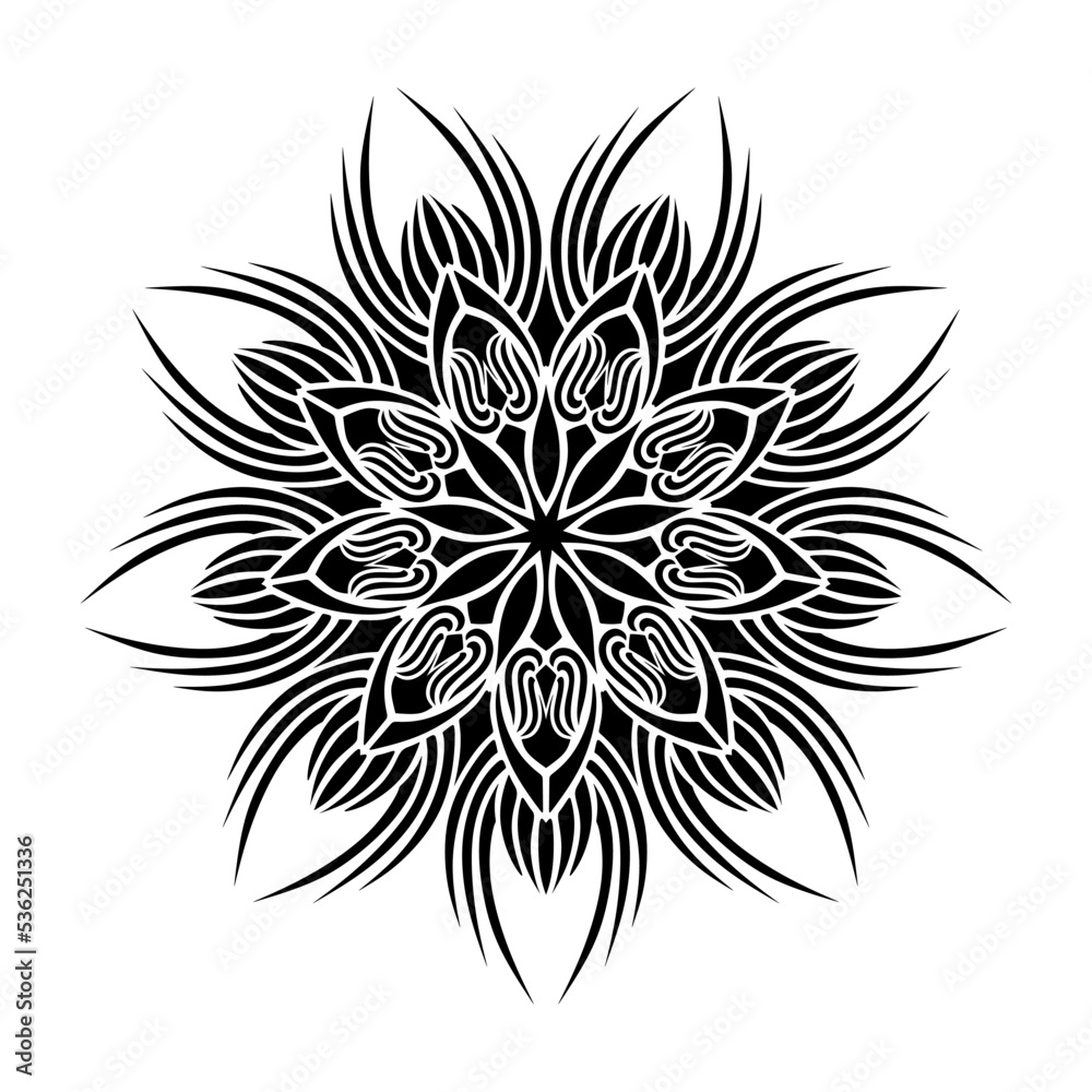 black and white ornament black and white ornament