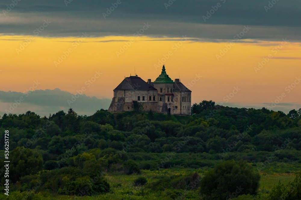 Olesko Castle at dawn