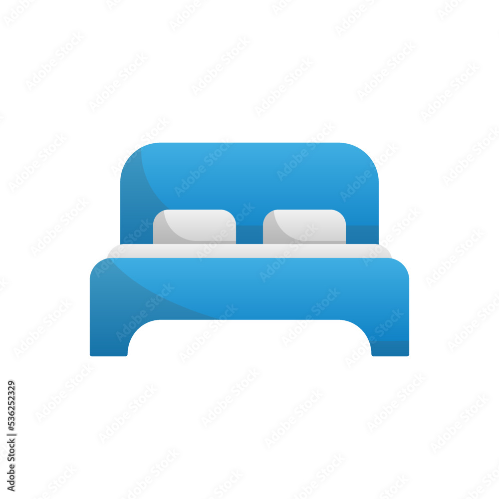 Bed icon design template vector illustration