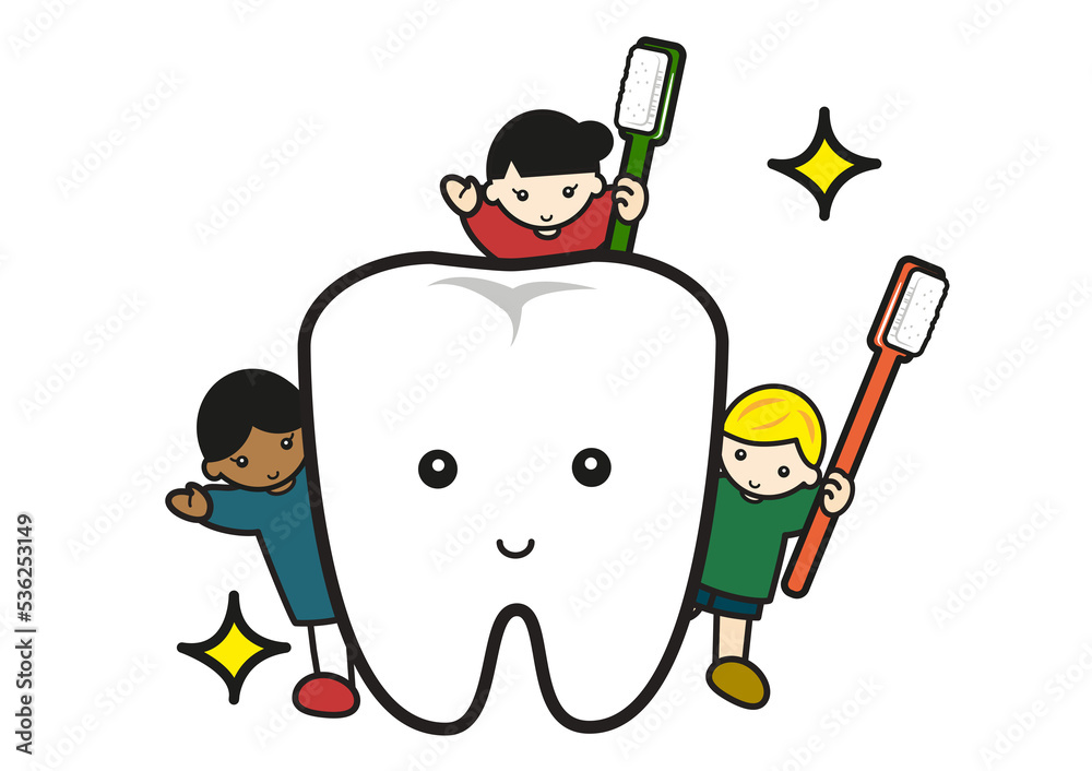 綺麗な歯と子供たち