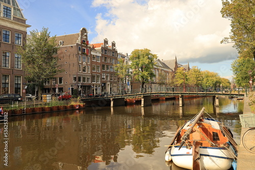 City canals in Amsterdam